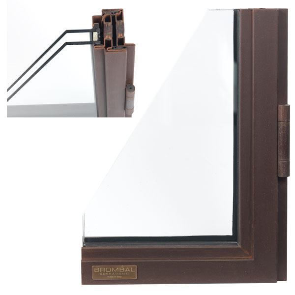 FARO65 OPERABLE OUTSWING SAMPLE CORNER IN COR-TEN STEEL