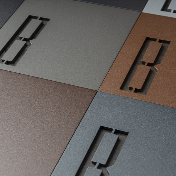 Profile Sample Standard and Textured Color Palette