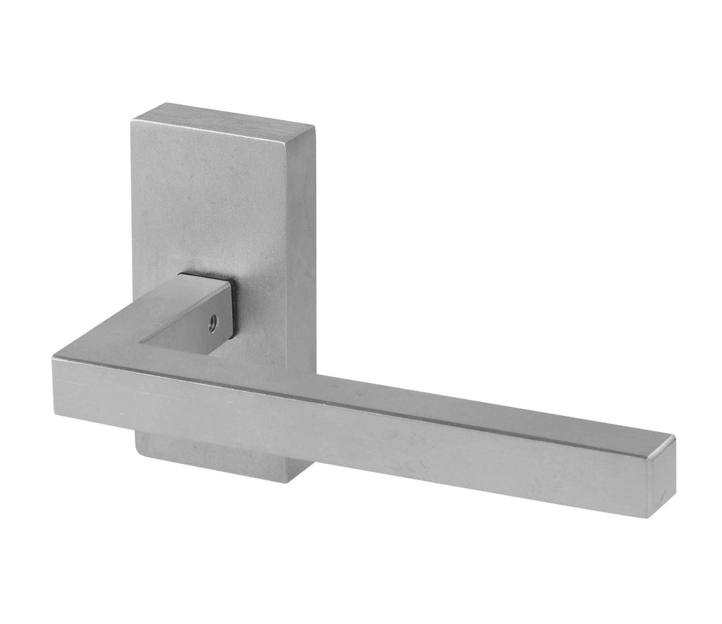 SQUARE DOOR HANDLE - FARO & ALFA - CORTEN